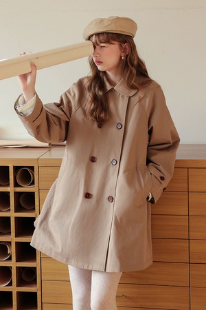 Cest_Double collar trench coat
