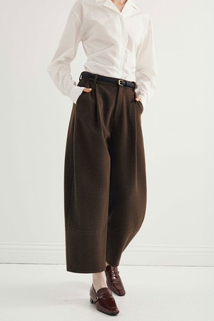 YY_Cropped wide pants