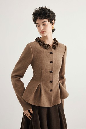 YY_Lace collar blazer