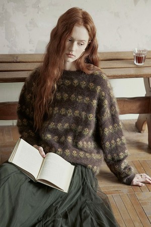 PM_Vintage bloom sweater_2color