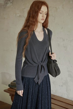 PM_Sculpted drape knit