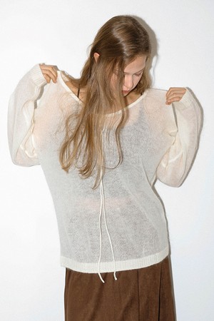 DD_Tie detail relaxed knit