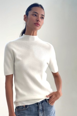 donatella half-neck knit (orchid)