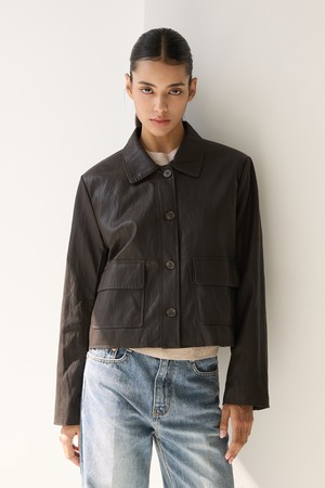 norwalk leather jacket (espresso)