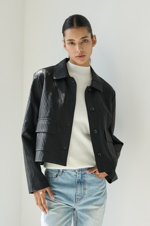 norwalk leather jacket (ink)