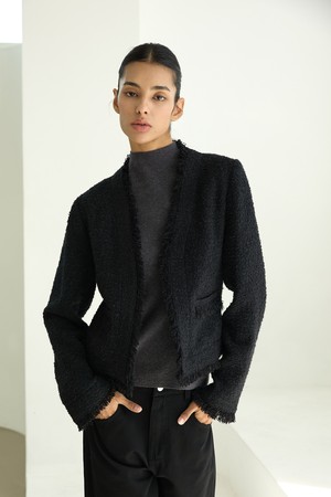 rancov tassel tweed (ink)