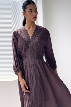 savannah deux dress (espresso)