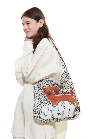 My Puppy Leopard Easy Bag (Ivory)