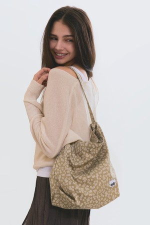 Flower Medium Bucket Bag (Green)