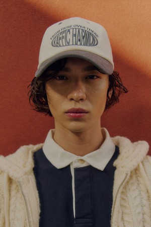 CORDUROY ROUND LOGO DEEP-FIT BALLCAP GREY