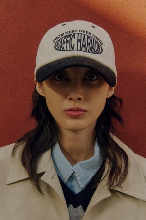 CORDUROY ROUND LOGO DEEP-FIT BALLCAP BLACK
