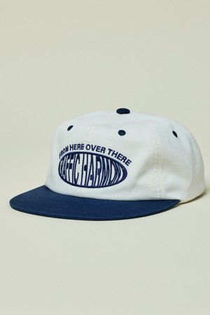 ROUND LOGO TRUCKER HAT NAVY