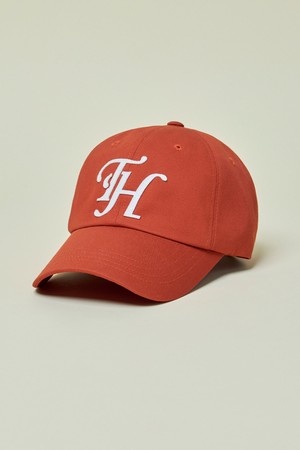 DEEP SHAPE APPLIQUE LOGO BALLCAP ORANGE