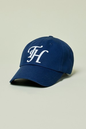DEEP SHAPE APPLIQUE LOGO BALLCAP NAVY