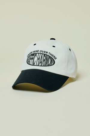 DEEP SHAPE ROUND LOGO BALLCAP BLACK