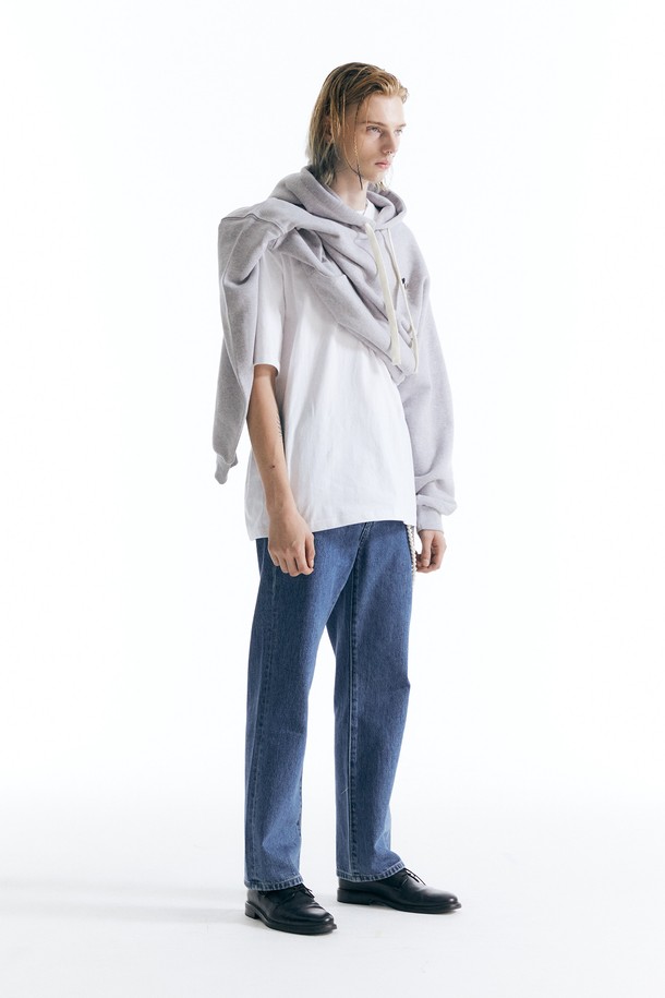 CHOWOO - 데님 - Straight Denim Pants-BLUE _CW23FW_B01M