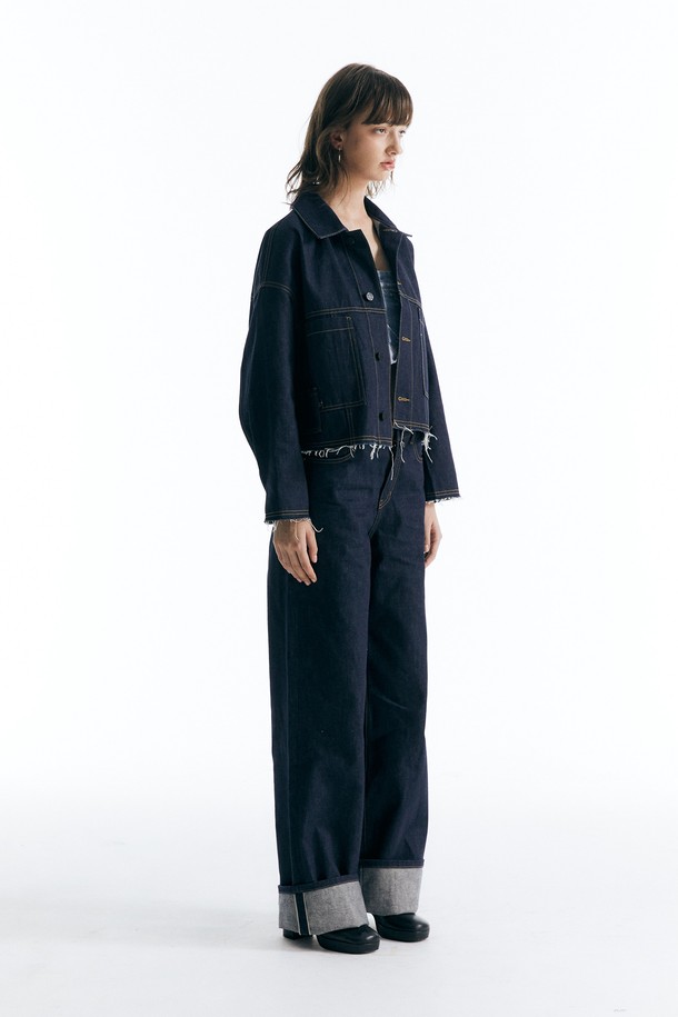 CHOWOO - 데님 - Wide Denim Pants-SELVEDGE _ CW23FW_B08W