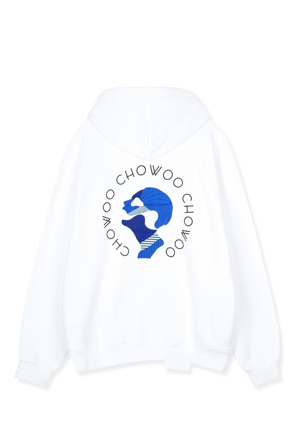 CHOWOO - 스웨트셔츠 - Neptune Sweatshirt - WHITE _ CW23FW_T15U