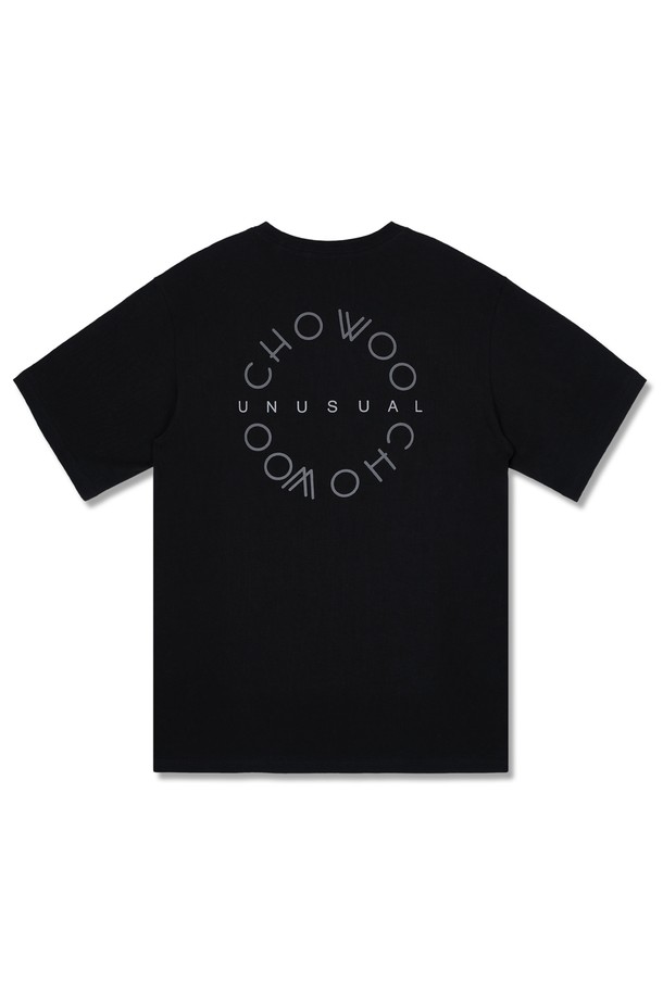 CHOWOO - 반팔티셔츠 - UNUSUAL #02 T-shirts - BLACK  _ CW23FW_T19U