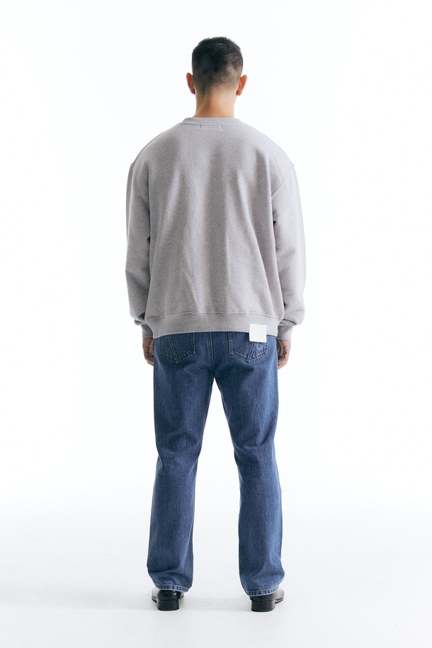 CHOWOO - 스웨트셔츠 - Arch Fluff Sweatshirt - GRAY _ CW23FW_T11U