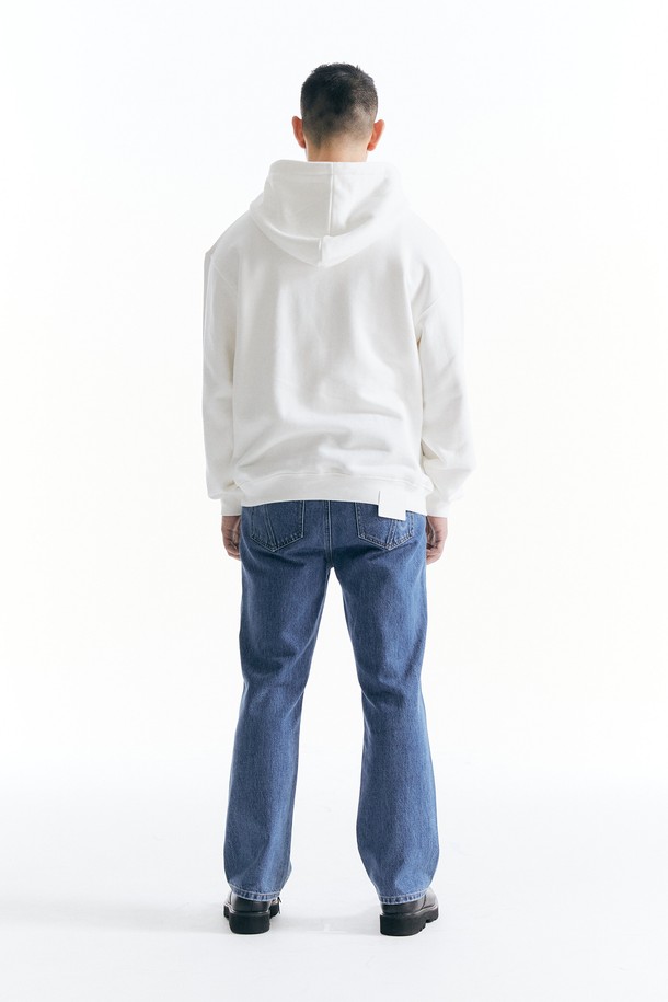 CHOWOO - 후디 - Arch Fluff Hoodie - WHITE _ CW23FW_T12U