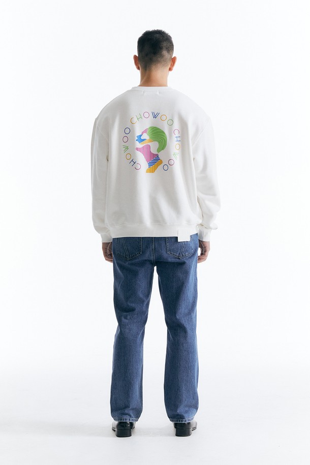 CHOWOO - 스웨트셔츠 - Jupiter Sweatshirt - WHITE _ CW23FW_T16U