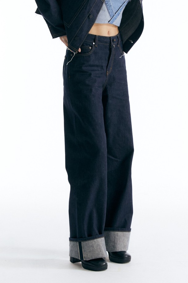 CHOWOO - 데님 - Wide Denim Pants-SELVEDGE _ CW23FW_B08W