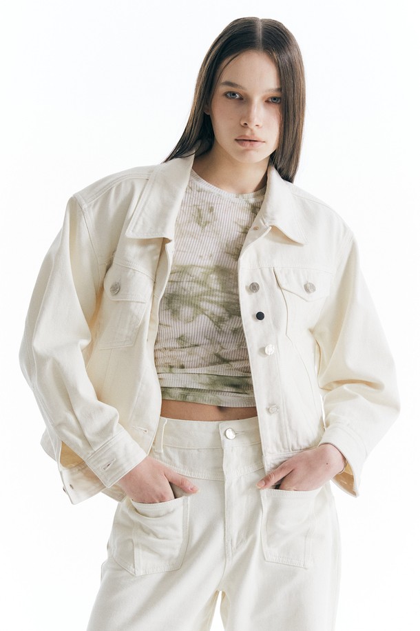 CHOWOO - 자켓 - British Basic Jacket - CREAM _ CW23FW_T04W