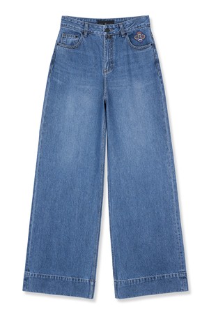 Wide Denim Pants-BLUE _ CW23FW_B07W