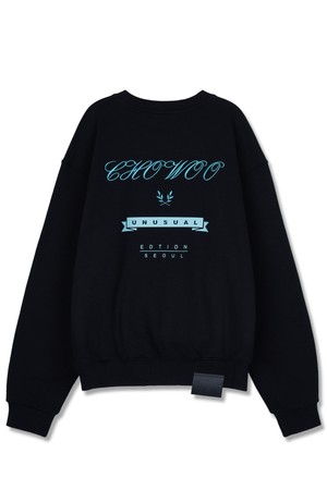 Mint B Logo Sweatshirt - BLACK _ CW23FW_T04U