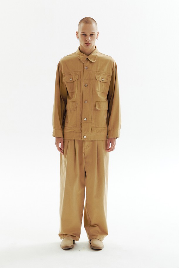 CHOWOO - 셔츠형자켓 - Oatmeal Safari Jacket_CW1A_T03MOT