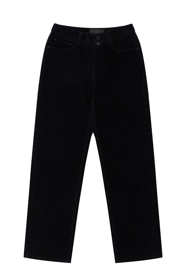 CHOWOO - 데님 - Velvet Denim ST Pants-W