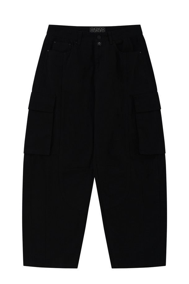 CHOWOO - 데님 - Canvas Horseshoe Pants-W