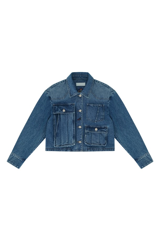 CHOWOO - 자켓 - Corduroy Denim Jacket-W