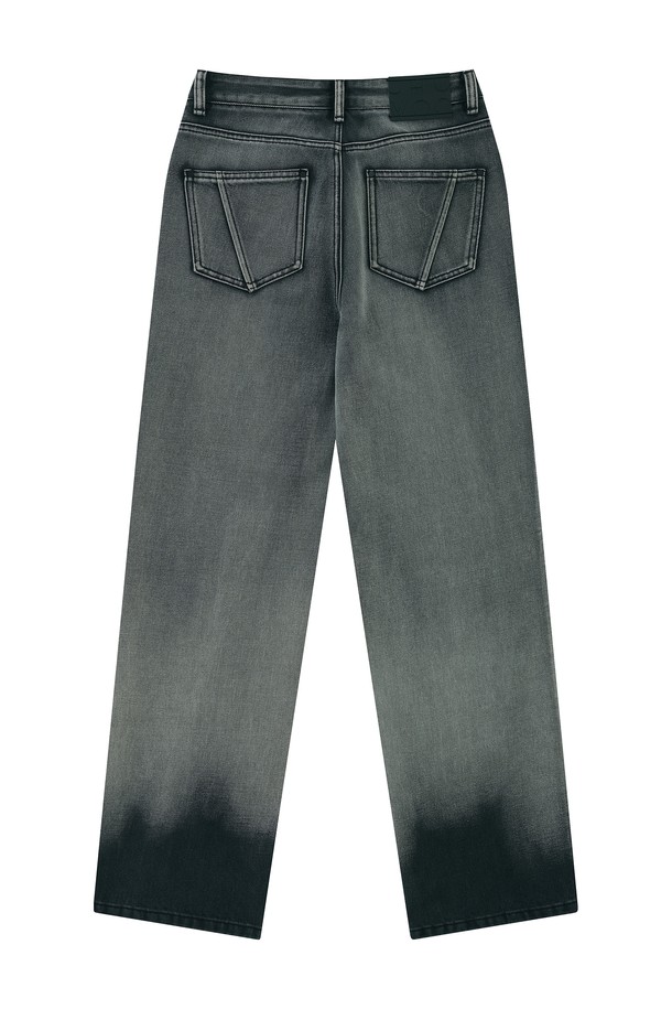 CHOWOO - 데님 - Gray Gradation ST Pants-W