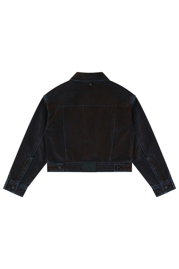 CHOWOO - 자켓 - Rust Velvet Denim Transform Jacket-W