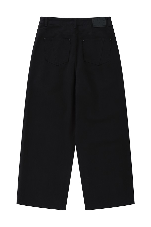 CHOWOO - 데님 - Canvas Low-Waist Pants-M