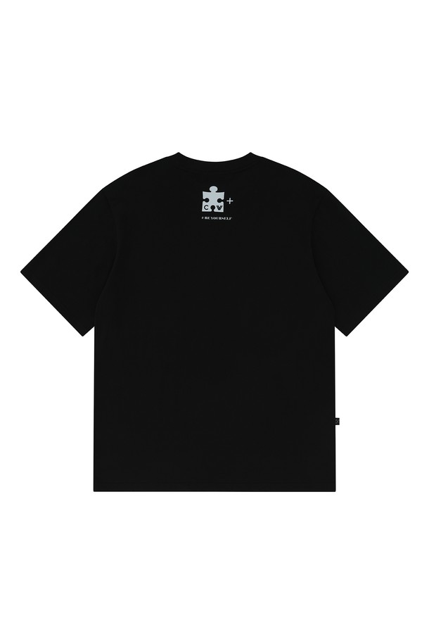 CHOWOO - 반팔티셔츠 - Significant Black T