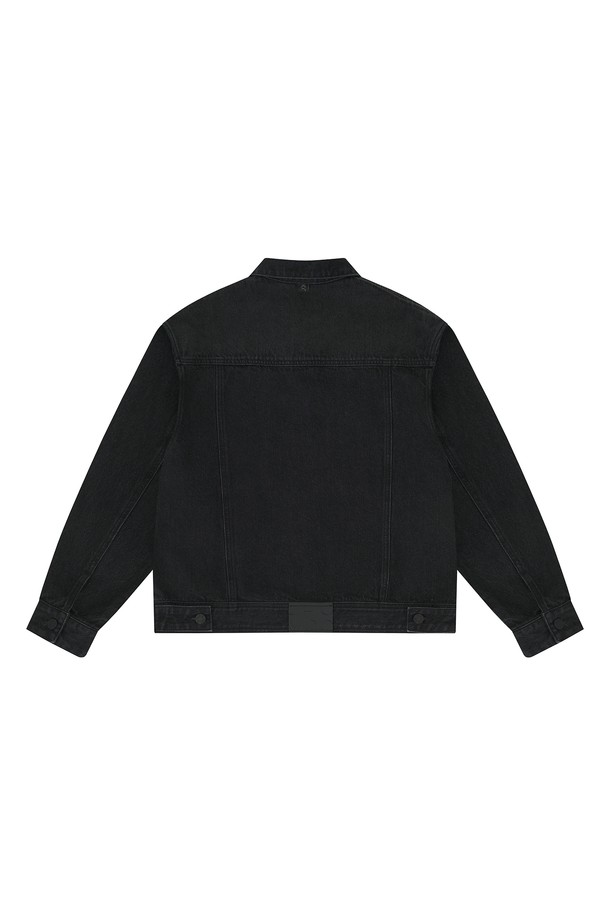 CHOWOO - 블루종/점퍼 - Black Basic Jacket-M