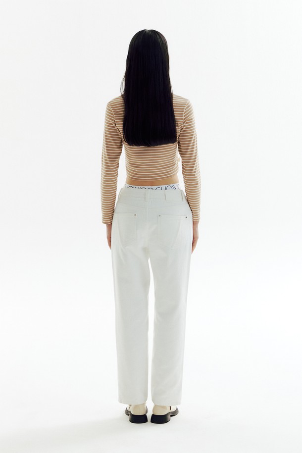 CHOWOO - 데님 - ST White Denim Pants_CW1A_B28WWH