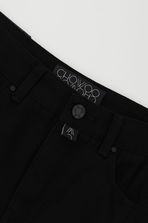 CHOWOO - 데님 - Canvas Horseshoe Pants-W