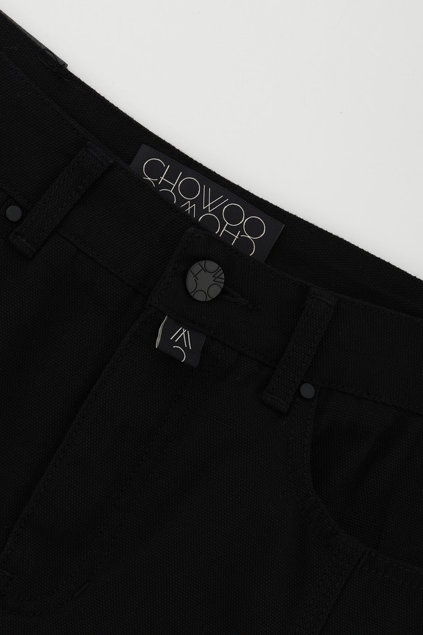 CHOWOO - 데님 - Canvas Horseshoe Pants-M