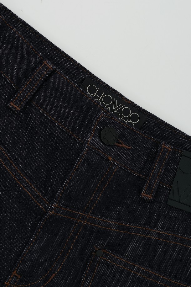 CHOWOO - 데님 - Joker Low-Waist Pants-M