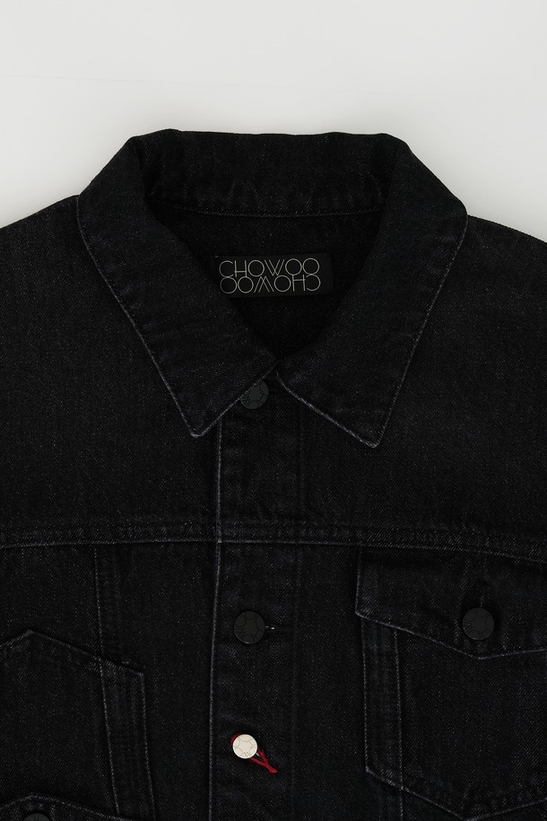 CHOWOO - 블루종/점퍼 - Black Basic Jacket-M