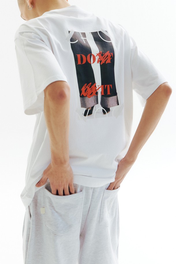 CHOWOO - 반팔티셔츠 - DONT QUIT Flim T-shirts_CW1A_T19WU