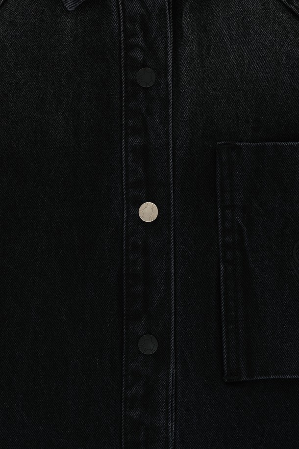 CHOWOO - 셔츠 - Black Basic Shirts-W