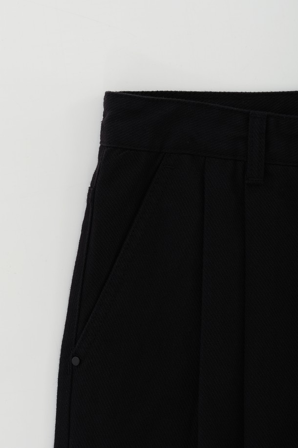 CHOWOO - 데님 - Canvas Low-Waist Pants-M