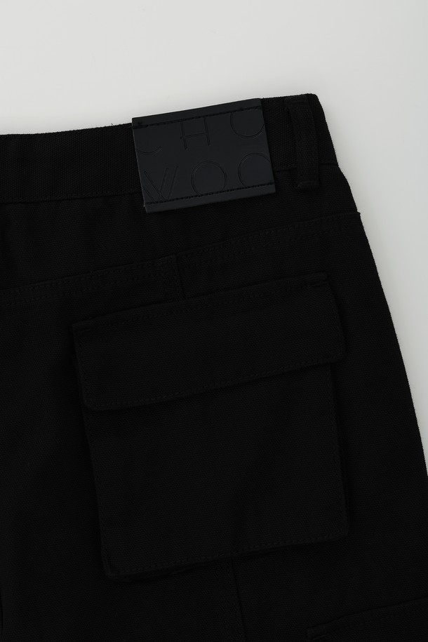 CHOWOO - 데님 - Canvas Horseshoe Pants-M