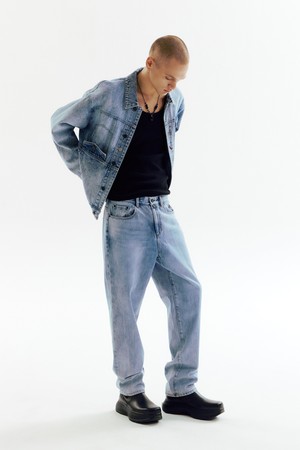 ST Bleached Denim Pants_CW1A_B01MBL