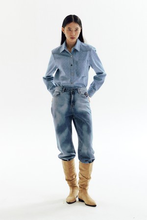 ST Bleached Denim Pants_CW1A_B01WBL